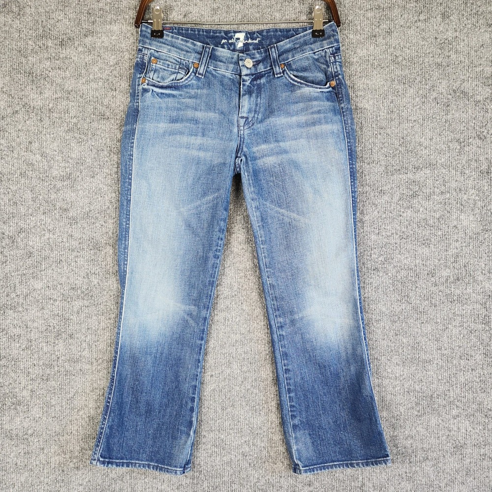7 For All Mankind Jeans Womens Size 26 Bootcut Blue Made in USA